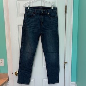 GAP Women's 31T Girlfriend Dark Blue Jeans